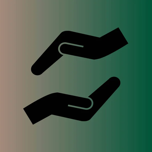 Vektor Schützt Hände — Stockvektor