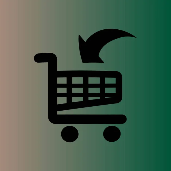 Vector Shopping Cart Icon — Stock Vector
