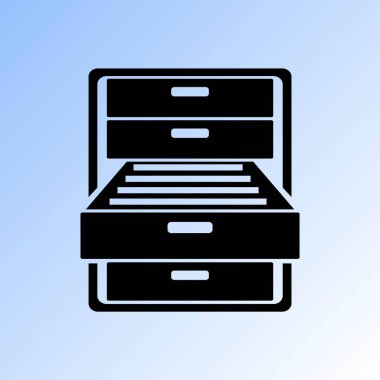 basit çekmece vektör çizim