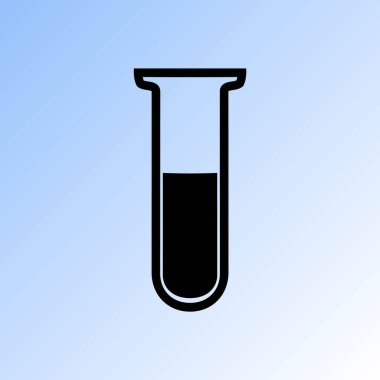 test tüp vektör simgesi