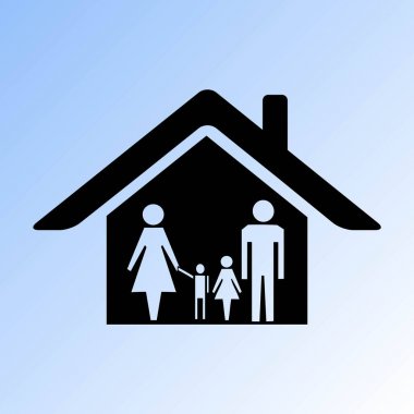 basit ev vektör simgesi