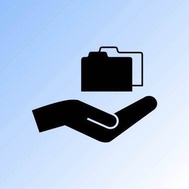 basit klasör simge vektör