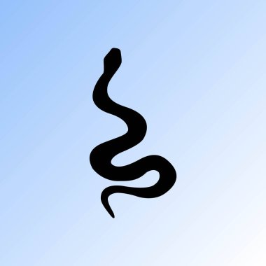 basit yılan vektör simgesi