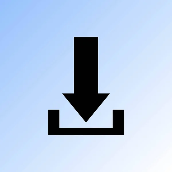 Einfaches Vektor Symbol Herunterladen — Stockvektor
