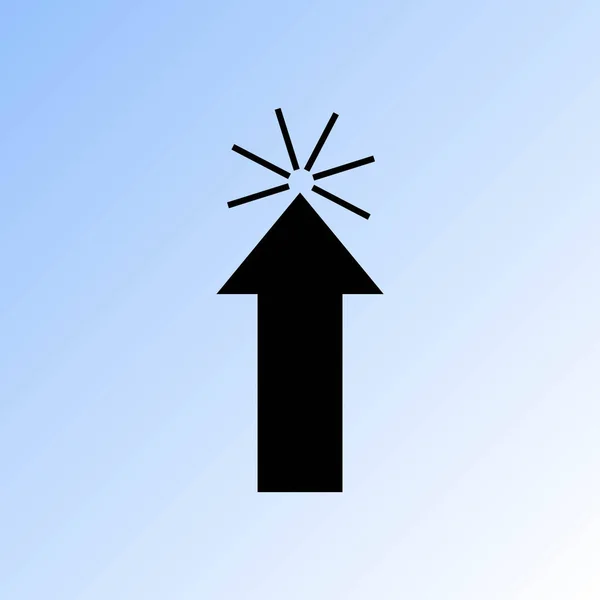 Klicken Sie Hier Vektor Symbol — Stockvektor