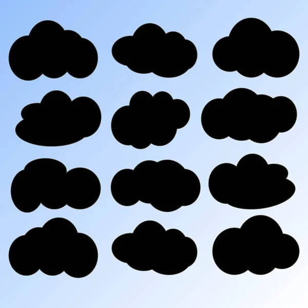 simple cloud icon vector