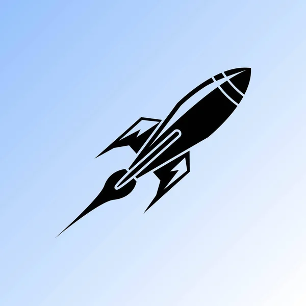 Απλή Εικόνα Vector Του Rocket — Διανυσματικό Αρχείο