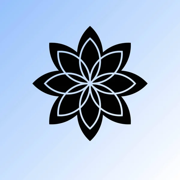 Flower Vector Icon Illustration — Stock Vector