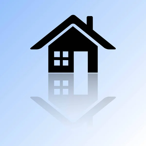 Ícone Vetor Home Simples — Vetor de Stock