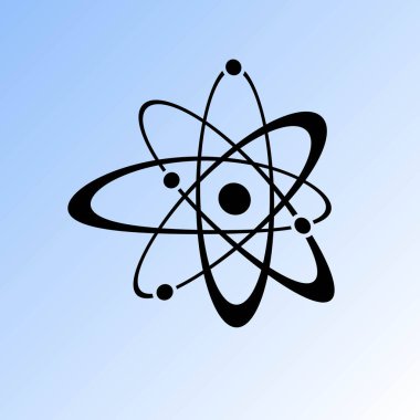 Atom işareti vektör simgesi