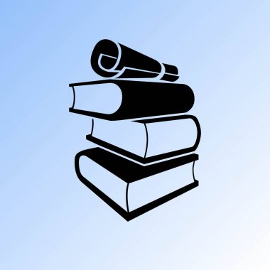 basit kitap vektör simgesi