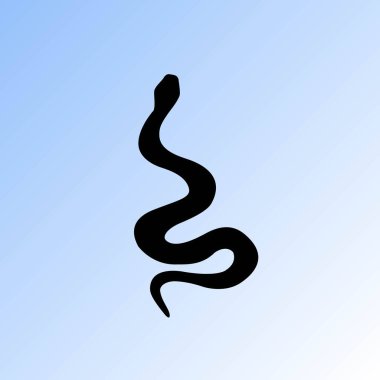 basit yılan vektör simgesi