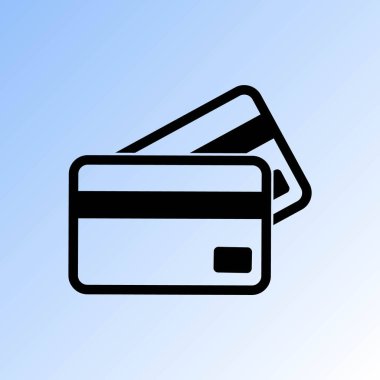 Kredi kartları vektör çizim holding