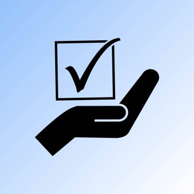 basit oylama vektör simgesi