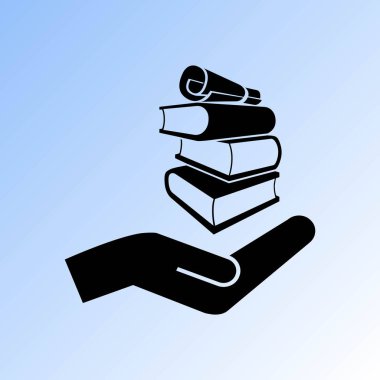 basit kitap vektör simgesi