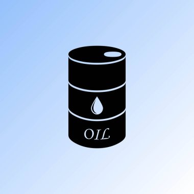 Yağ varili vektör simgesi