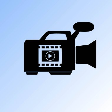 video kamera vektör simgesi