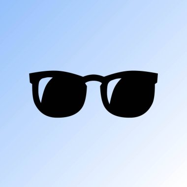 Vektör gözlük simgesi simgesi
