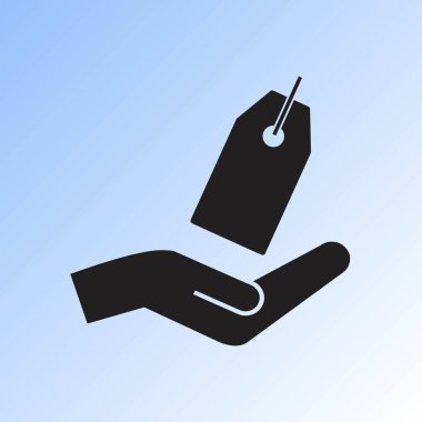 Fiyat kutsal kişilerin resmi, vektör simgesi