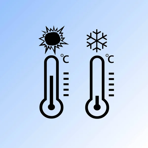 Impostazione Icone Web Meteo — Vettoriale Stock