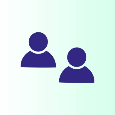 Arkadaşlar simgesini imzala. Sosyal medya simge vektör çizim