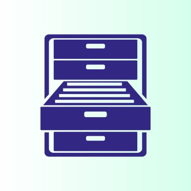 basit çekmece vektör çizim