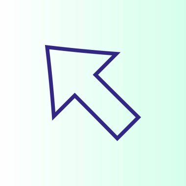 imleç basit vektör çizim 