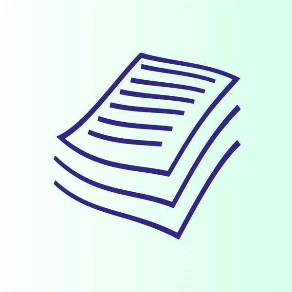 Simple Icono Archivos Documento — Vector de stock