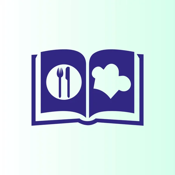 Illustration Vectorielle Livre Cuisine Simple — Image vectorielle
