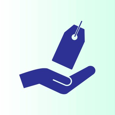 Fiyat kutsal kişilerin resmi, vektör simgesi