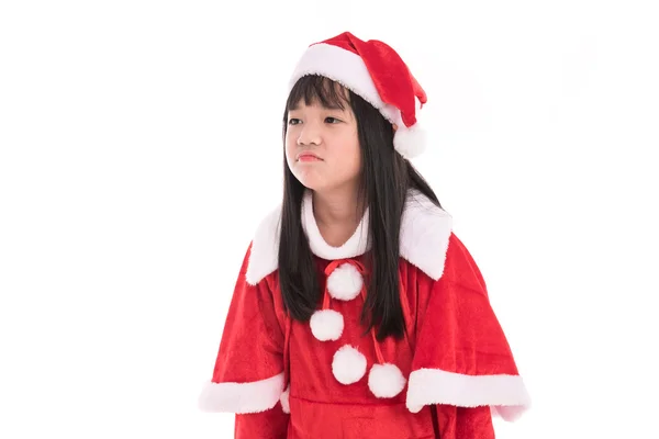 Little asian girl in christmas — Stock Photo, Image