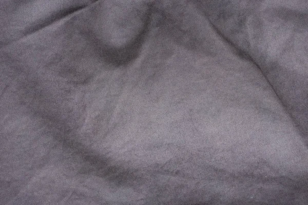 Pomarszczoną szary tkaniny — Zdjęcie stockowe