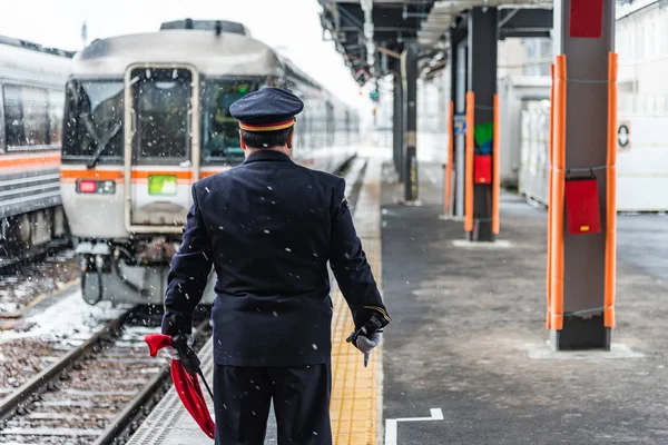 Japan railway staton — Stockfoto