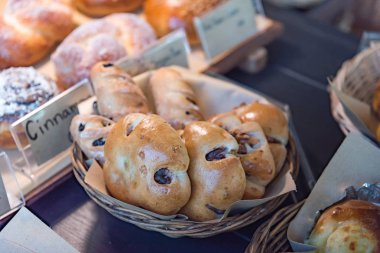 Çeşitli taze ekmek