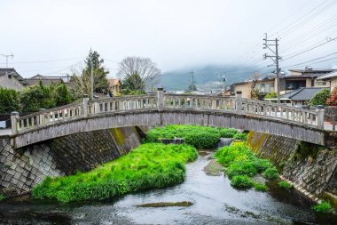 Japonya'da Yufuin bahar toplayan 