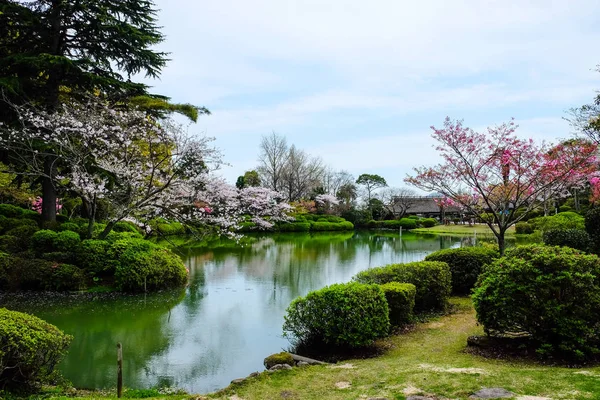 El paisaje de Fukuoka, Japón — Foto de Stock