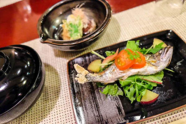 El Kyushu comida tradicional japonesa & bebida — Foto de Stock