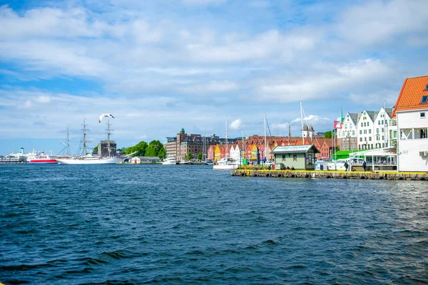 ノルウェーのベルゲン市の風景 — ストック写真