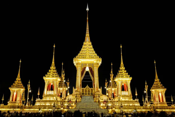 El Real Crematorio de Su Majestad el Rey Bhumibol Adulyadej en Bangkok Tailandia —  Fotos de Stock