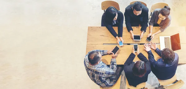 Unified Collaboration Marketing Team Werk Samen Office Meeting Groep Van — Stockfoto