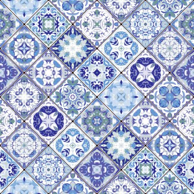 Altıgen mozaik seamless modeli