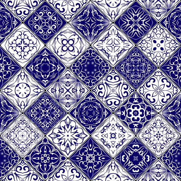 Conjunto de azulejos quadrados — Vetor de Stock