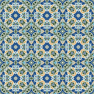 Dikişsiz soyut süsleme