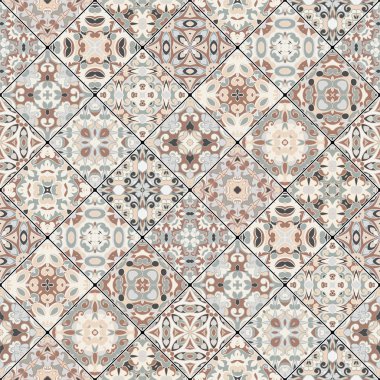 Patchwork soyut desenler