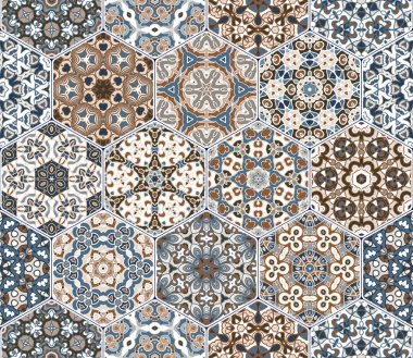 Doğu Dikişsiz desen döşemelerini