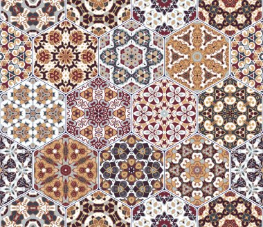 Soyut Dikişsiz desen döşemelerini