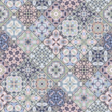 Pembe ve yeşil soyut desenler