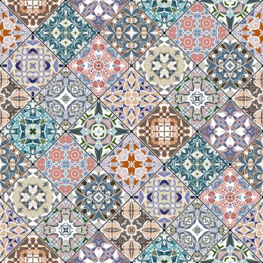 Pembe ve yeşil soyut desenler