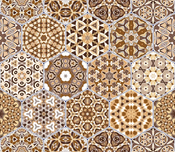 Abstracte naadloze patroon tegels — Stockvector