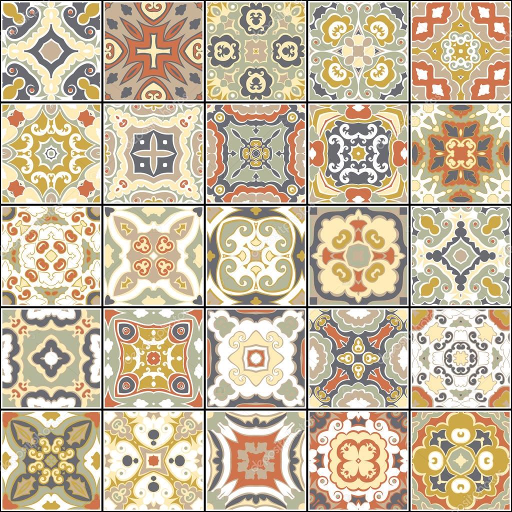 Collection of ceramic tiles